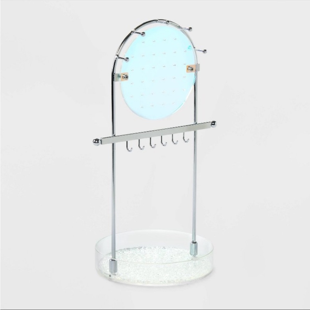 Silver Jewelry Display Stand